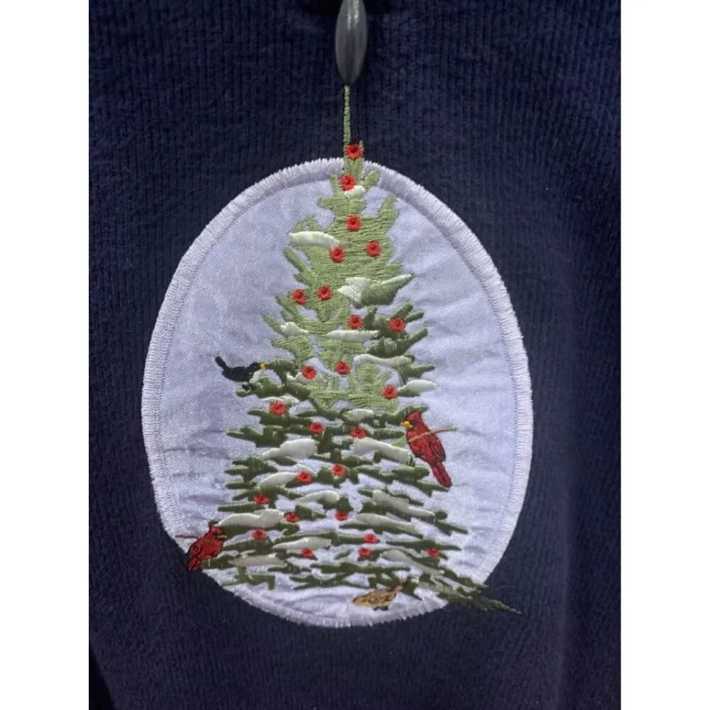NWT Breckenridge adult medium winter / Christmas sweater, quarter zip (bin U)
